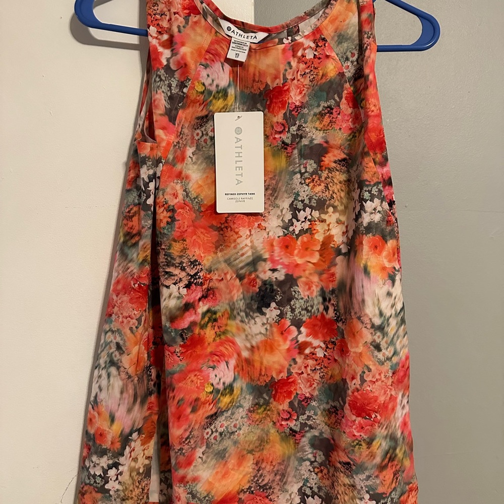 Athleta Multicolor Floral Top